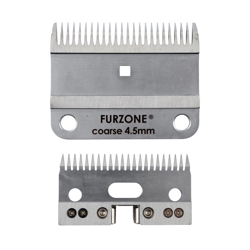 #4.5mm Coarse - A2 Livestock Clipper Blades - 2 Blades in 1 Set (24&22 Teeth)