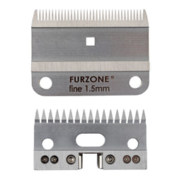#1.5mm Fine - A2 Livestock Clipper Blades - 2 Blades in 1 Set (35&17 Teeth)