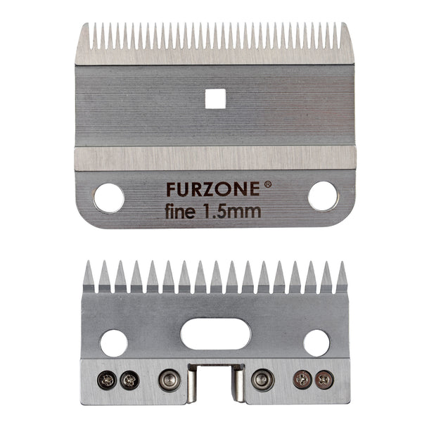 #1.5mm Fine - A2 Livestock Clipper Blades - 2 Blades in 1 Set (35&17 Teeth)