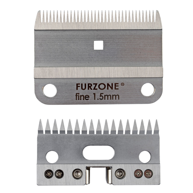 #1.5mm Fine - A2 Livestock Clipper Blades - 2 Blades in 1 Set (35&17 Teeth)