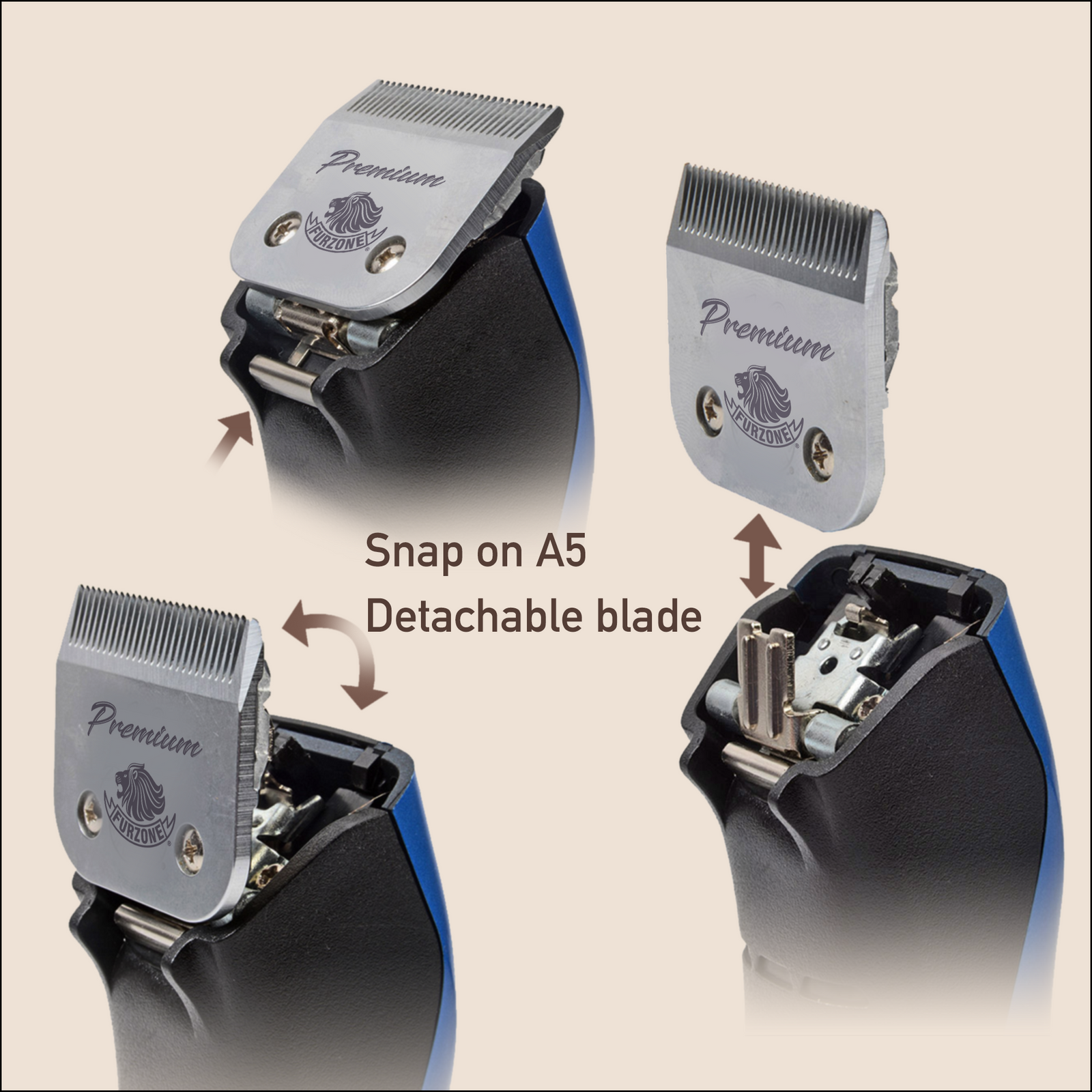 7F-3.2mm PREMIUM Professional A5 Detachable Blade - Made Of